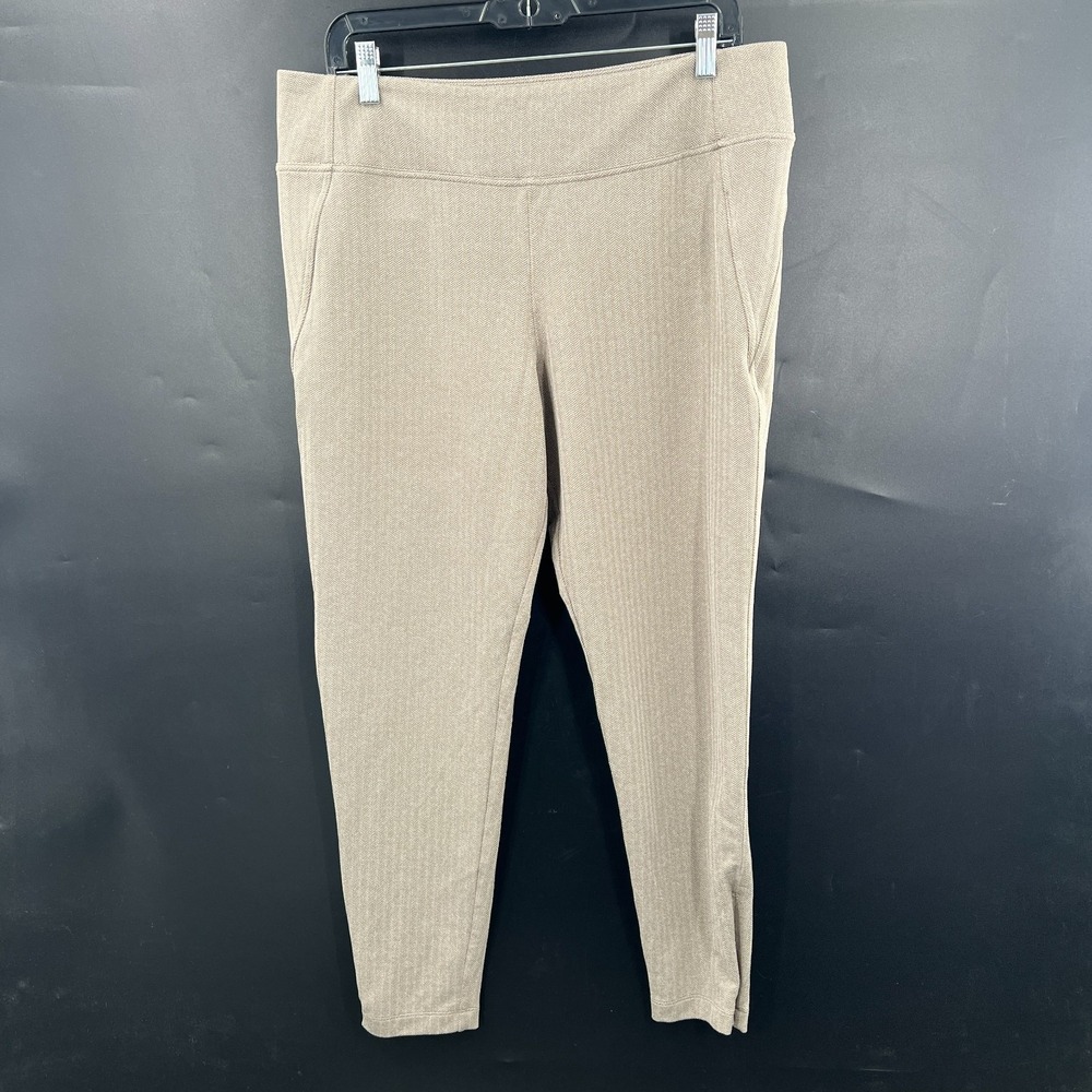 Athleta herringbone delancey skyline skinny legging‎ zip ankle classic pants XL